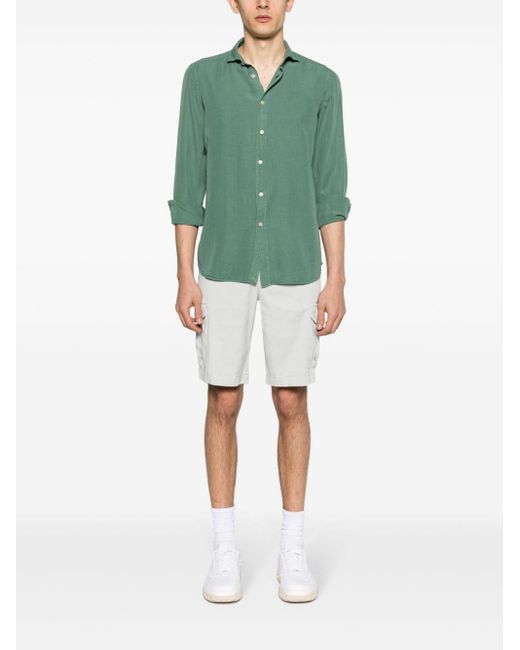 Boglioli Green Regular Fit Shirt for men