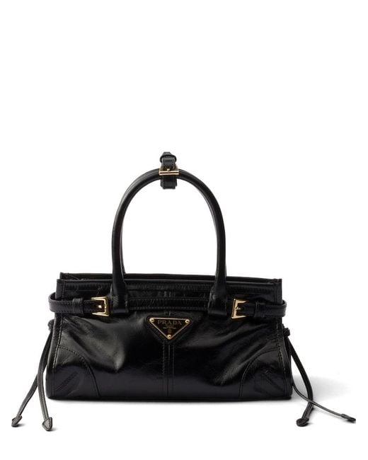 Prada Black Bonnie Mini Leather Handbag