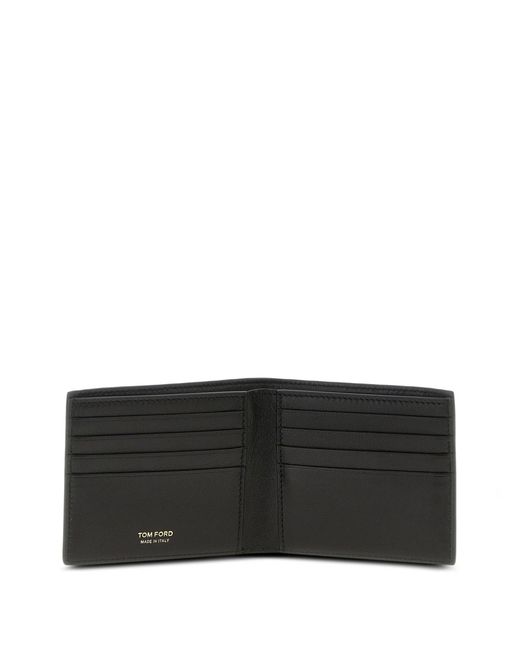 Tom Ford Black Leather Wallet for men