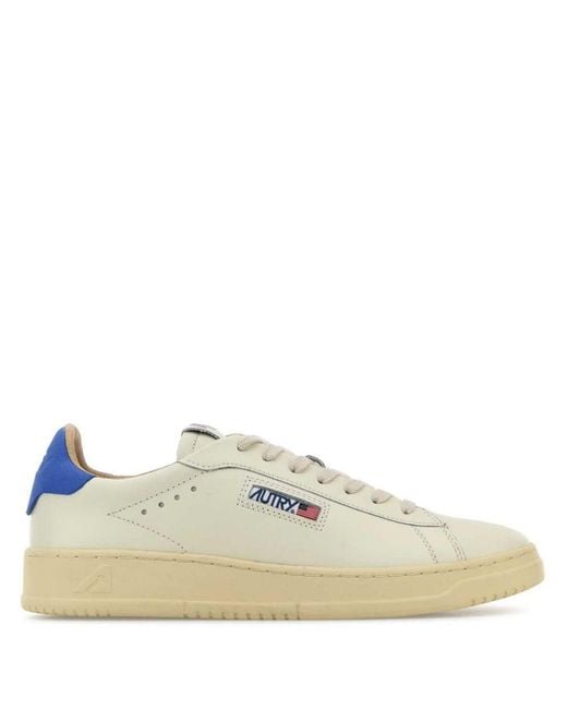 Autry White Dallas Low Sneakers for men