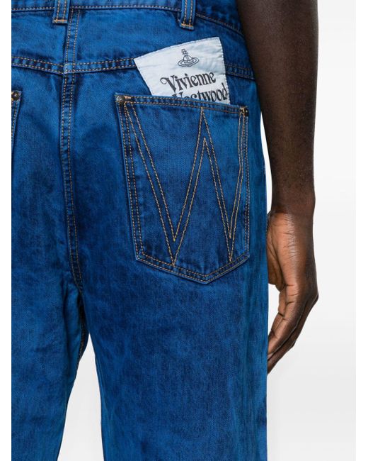 Vivienne Westwood Blue Ranch Straight-Leg Jeans for men