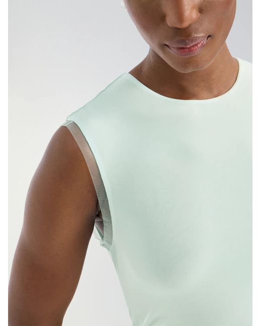 Genny Green Sleeveless Jersey Top