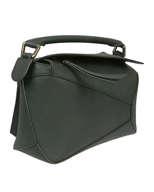 Loewe Black Puzzle Edge Small Leather Handbag