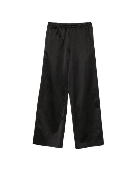 Dries Van Noten Black Puvis Straight Trousers