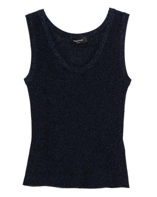Fabiana Filippi Blue Tank Top