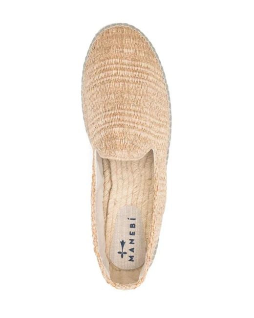Manebí Natural Raffia Espadrilles for men