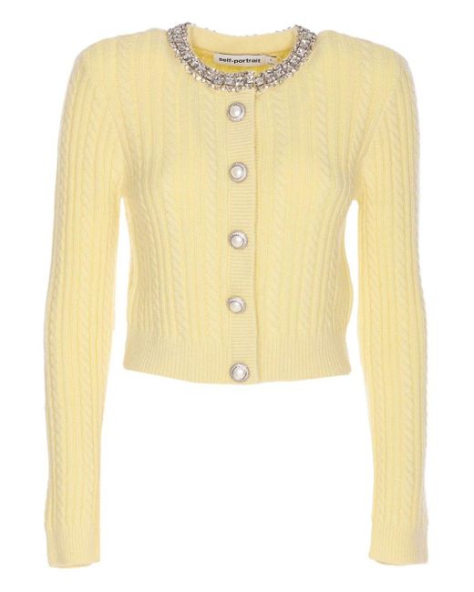 Self-Portrait Yellow Cardigans