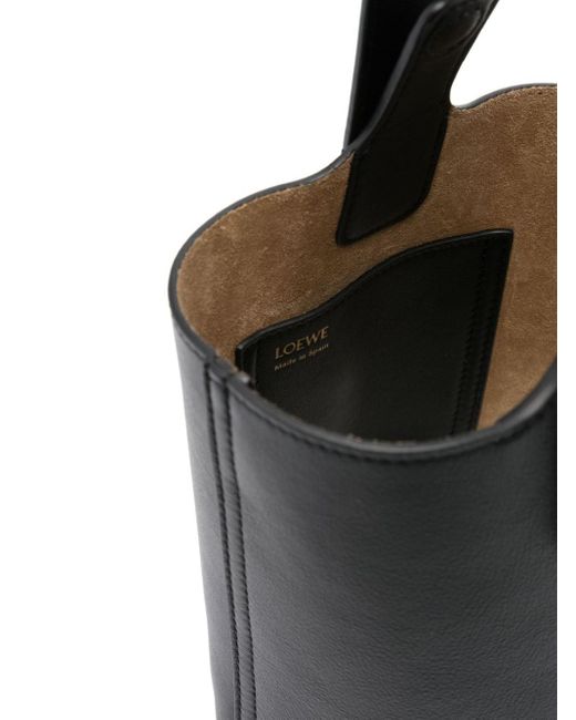 Loewe Black Mini Pebble Leather Bucket Bag