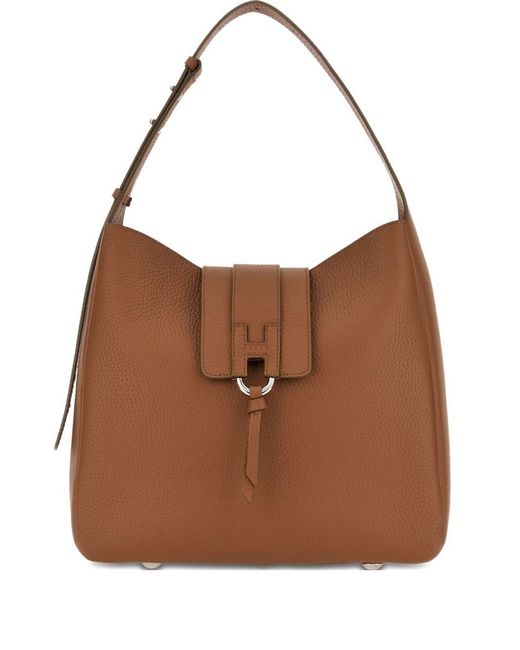 Borsa Hobo di Hogan in Brown
