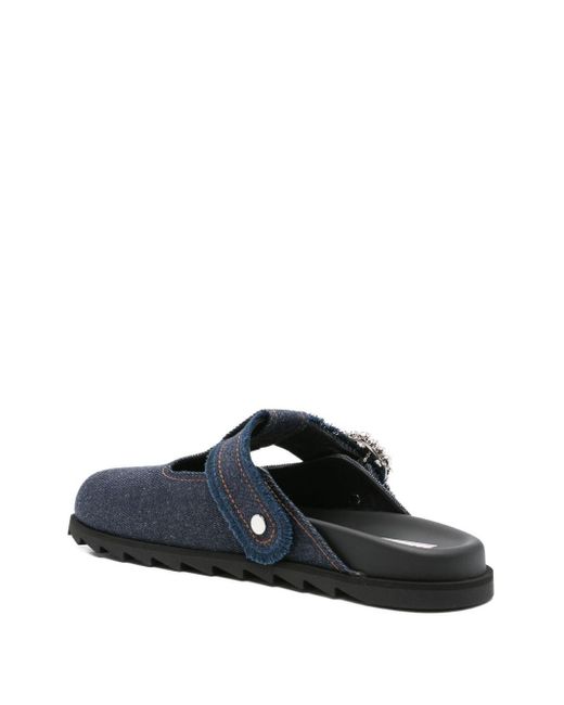 Sandalo Slidy Viv di Roger Vivier in Blue