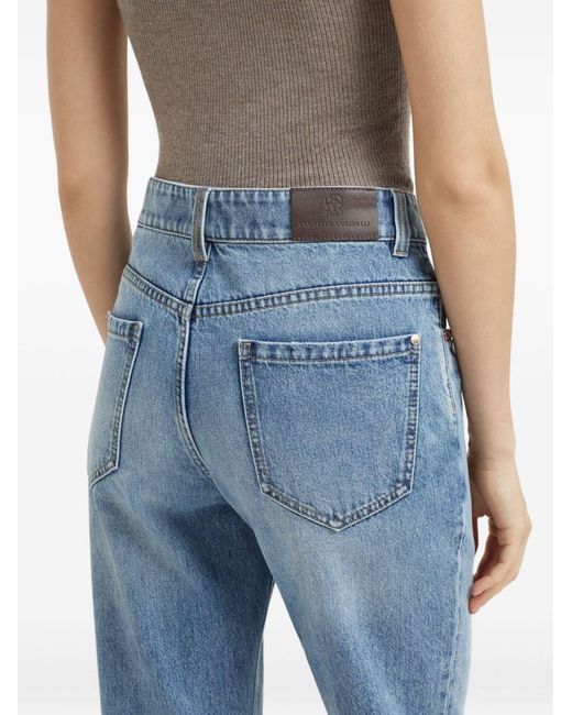 Brunello Cucinelli Blue Denim Cotton Jeans