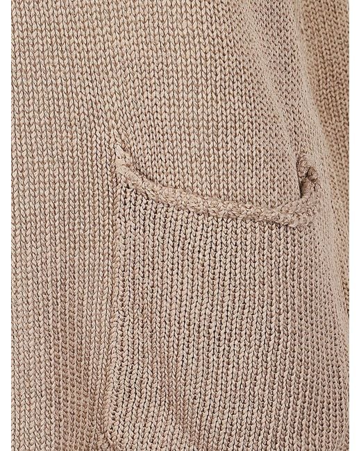 MIZUIRO Brown Cotton Vest