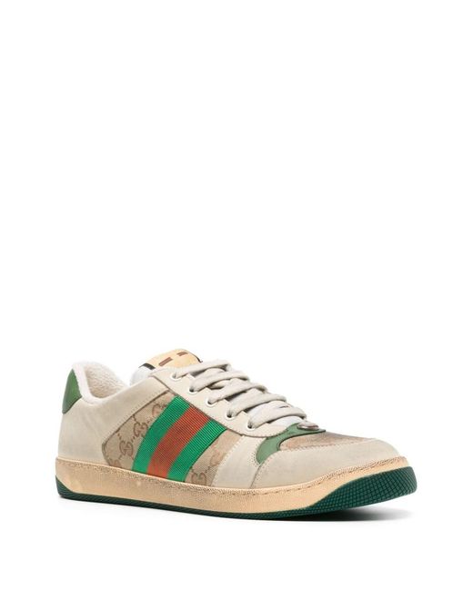 Gucci Green "Screener" Sneakers for men