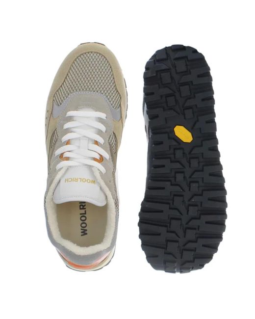 Woolrich White Gravel Sneaker for men