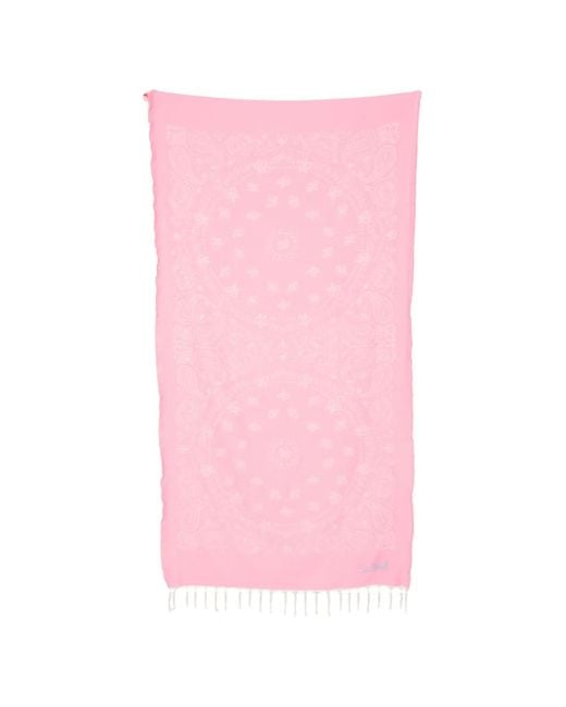 Mc2 Saint Barth Pink Foutas Beach Towel for men