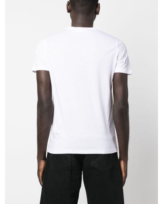 Karl Lagerfeld White Logo T-shirt for men
