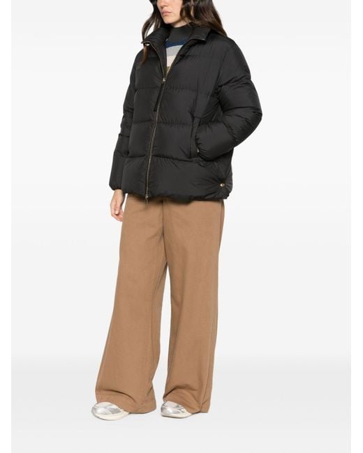 Moncler Black Vivantesse Short Down Jacket