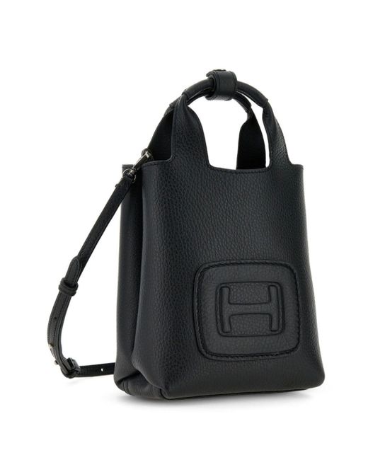 Borsa shopper H-Bag mini di Hogan in Black