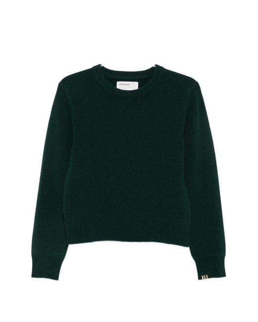 Extreme Cashmere Green Cashmere Crewneck Sweater