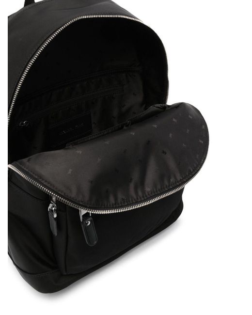Michael Kors Black Backpack With Logo for men