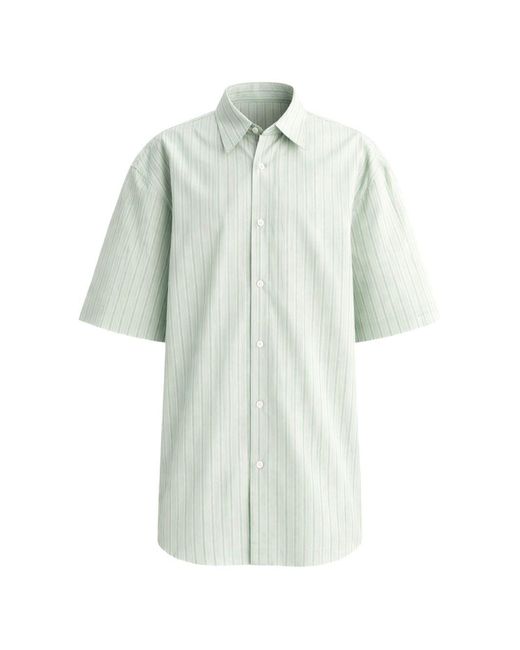 Dries Van Noten White Mini Floral Print Shirt for men