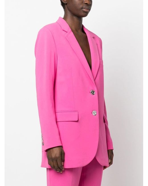 MICHAEL Michael Kors Pink Single-breasted Blazer Jacket