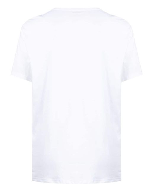 Paul Smith White Logo-print Cotton T-shirt (pack Of Three) for men