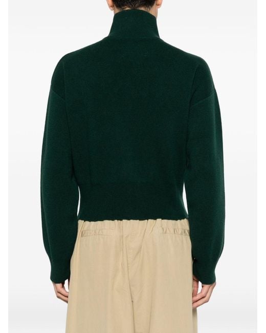 Extreme Cashmere Green Cashmere Cardigan