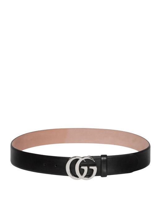 Gucci White Marmont Belt for men