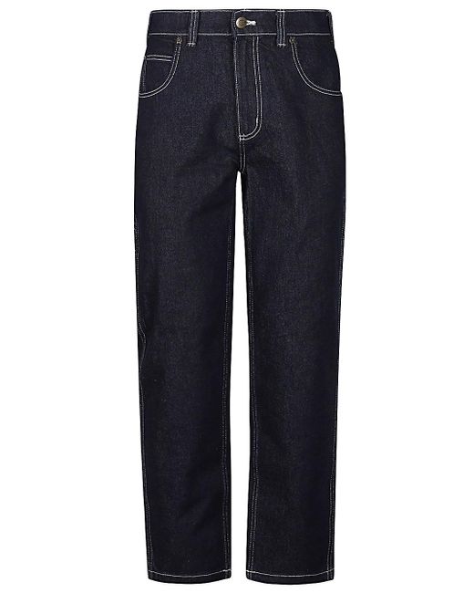 Dickies Blue Cotton Trousers for men