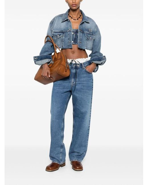 Miu Miu Blue Denim Cotton Jacket