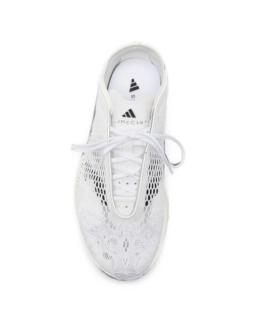 Adidas By Stella McCartney White Adizero Evo Sneakers
