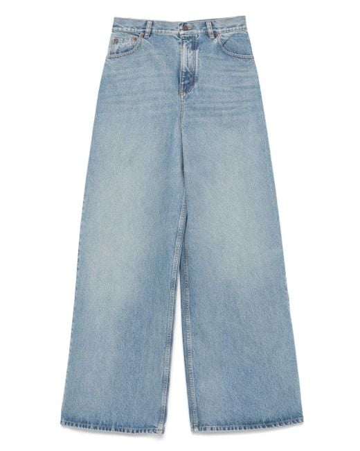Chloé Blue Flared Leg Denim Jeans