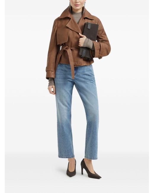 Brunello Cucinelli Blue Denim Cotton Jeans