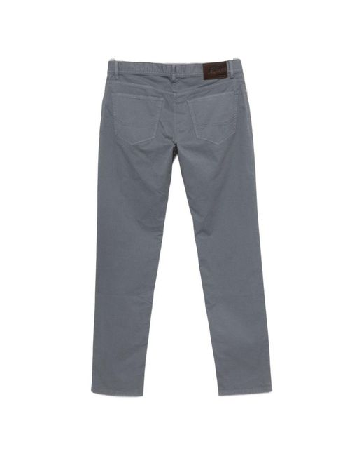 Brioni Gray Meribel Slim Fit Jeans for men