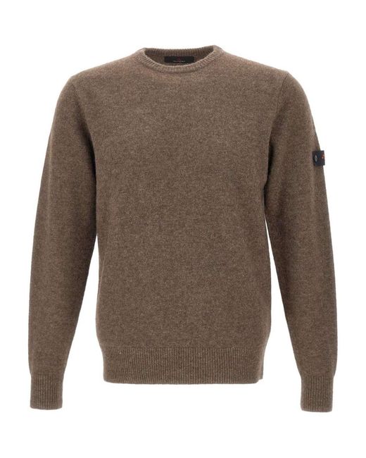 Peuterey Brown Gediz Sweater 02 Iron for men