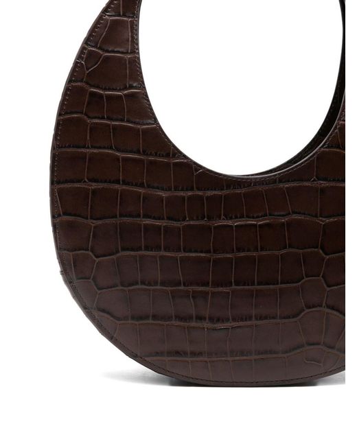 Staud Black Moon Tote Bag