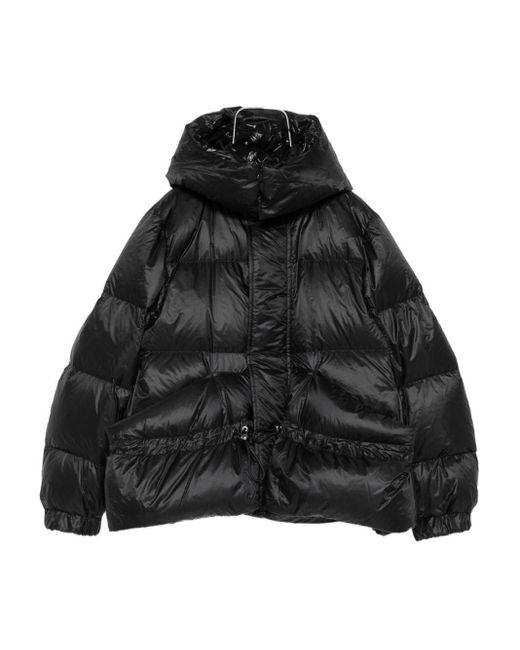 Sacai Black Nylon Puffer Down Jacket