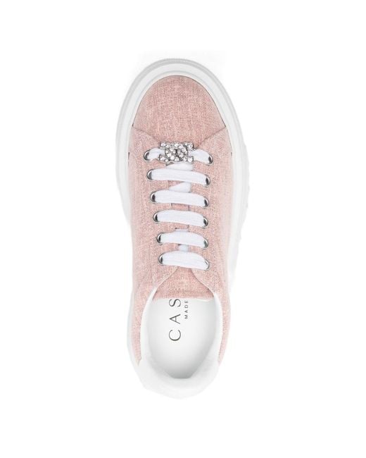 Casadei Pink Nexus Sneakers