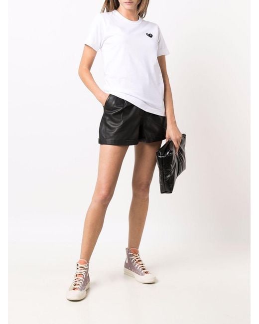 COMME DES GARÇONS PLAY White Cotton T-Shirt for men