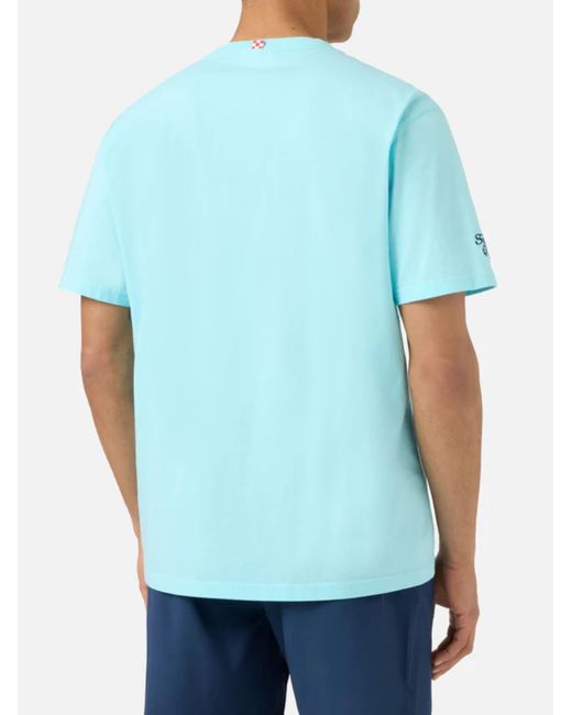 Mc2 Saint Barth Blue Portofino T-Shirt for men