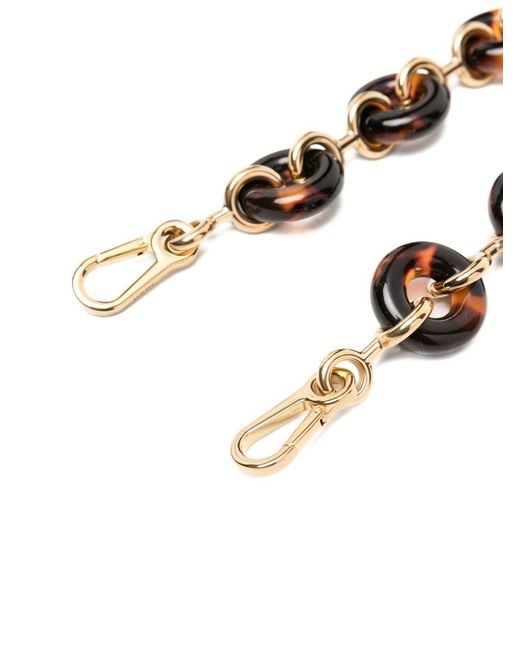 Loewe White Chunky Donut Chain Strap