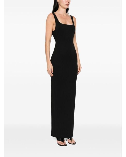 Solace London Black Aneila Maxi Dress