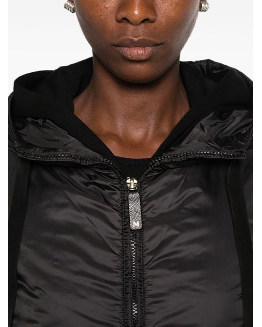 Max Mara Black Nylon Padded Blouson Jacket
