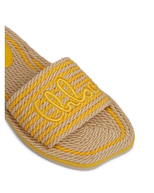 Chloé Metallic Sand Flat Sandals