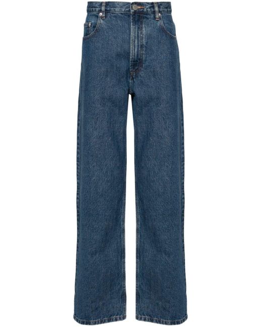 A.P.C. Blue Relaxed Fit Denim Jeans for men