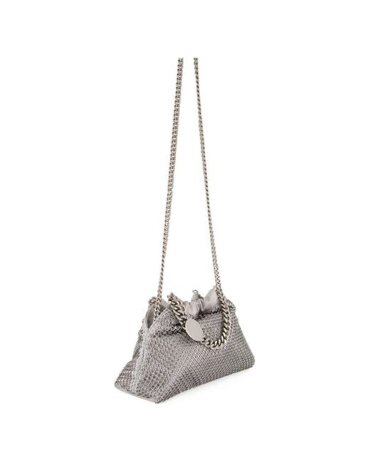 Stella McCartney White Falabella Drawstring Mini Tote