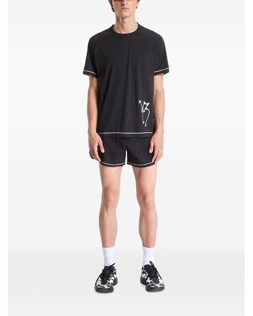 Y-3 Black Running T-Shirt for men