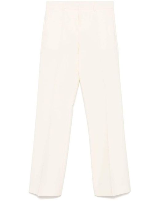Pantalone A Zampa di Alberto Biani in White