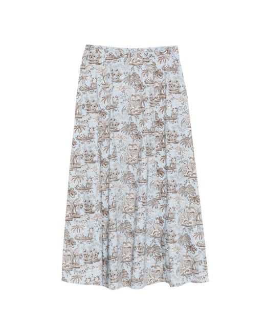 Staud White Axel Skirt